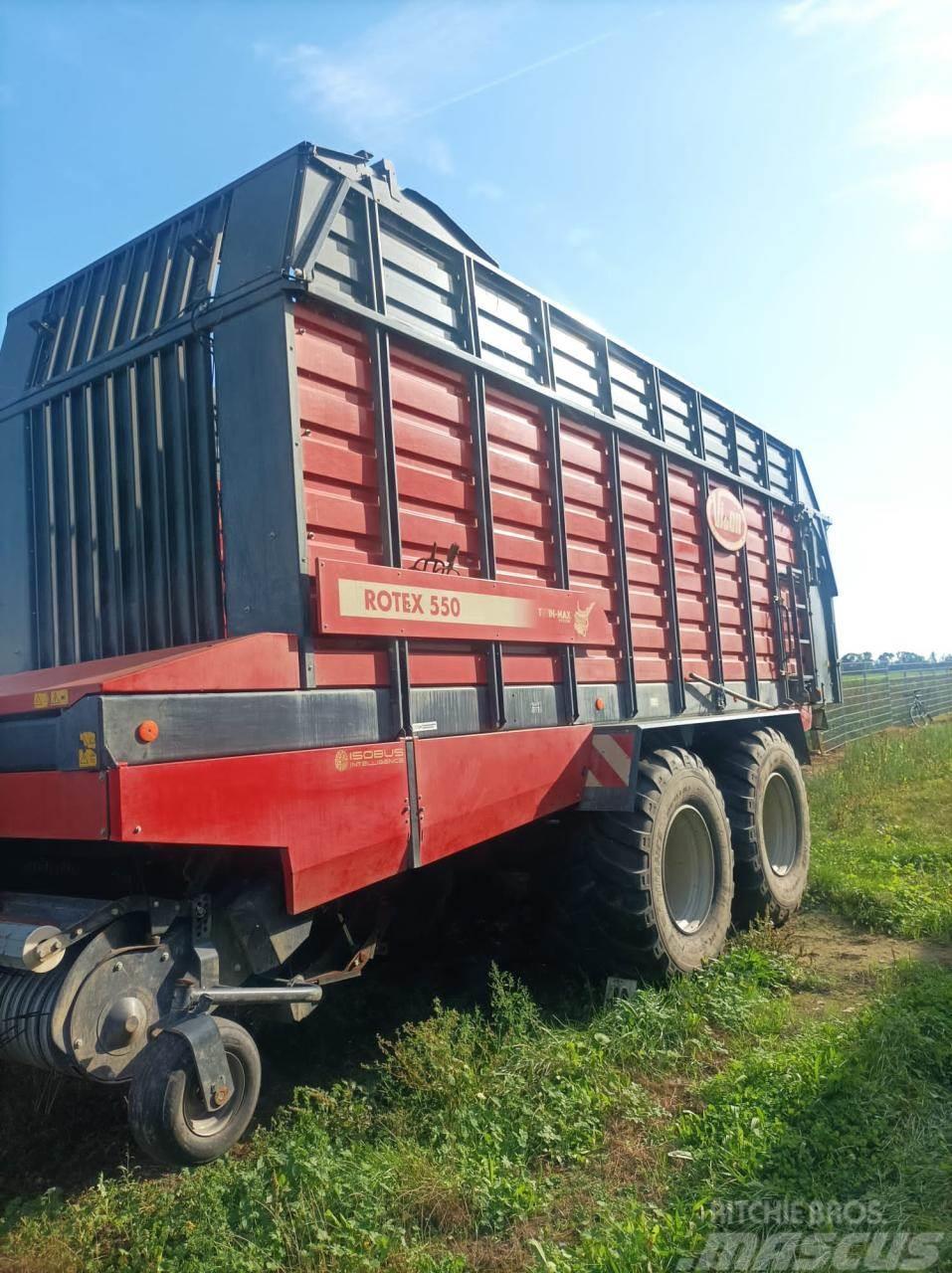 Kverneland Vicon Rotex 550 Self-loading trailers