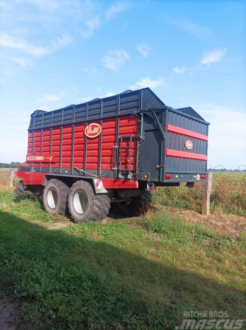 Kverneland Vicon Rotex 550 Self-loading trailers