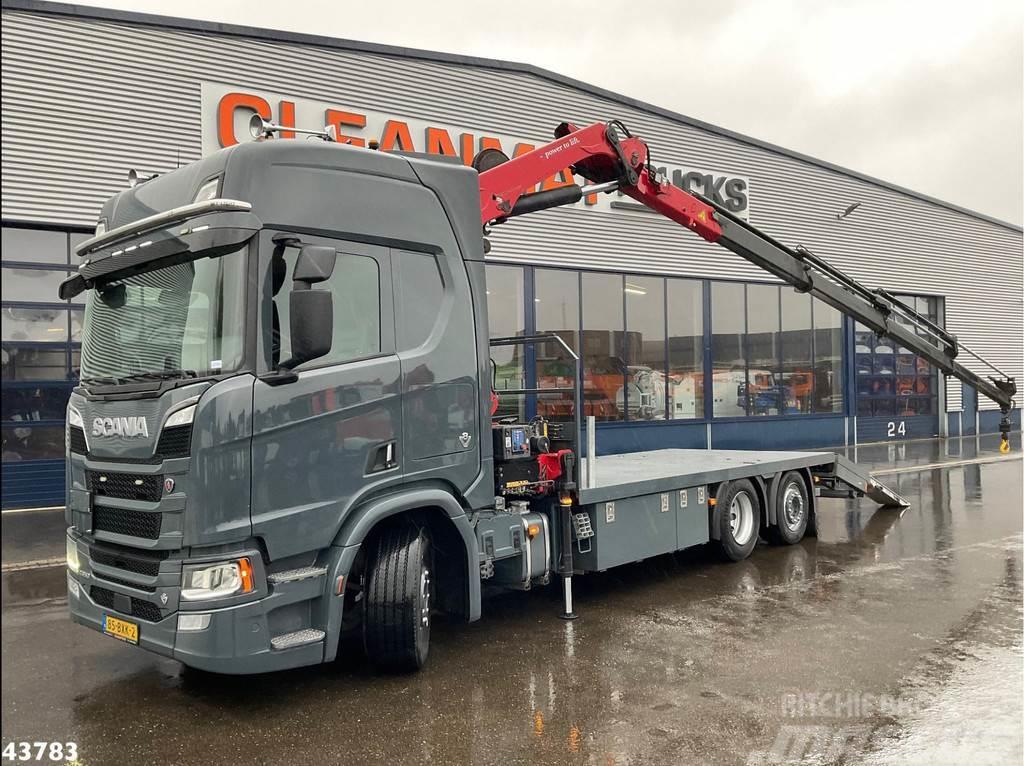 Scania R 650 Euro 6 V8 Retarder HMF 26 Tonmeter laadkraan Transport vehicles