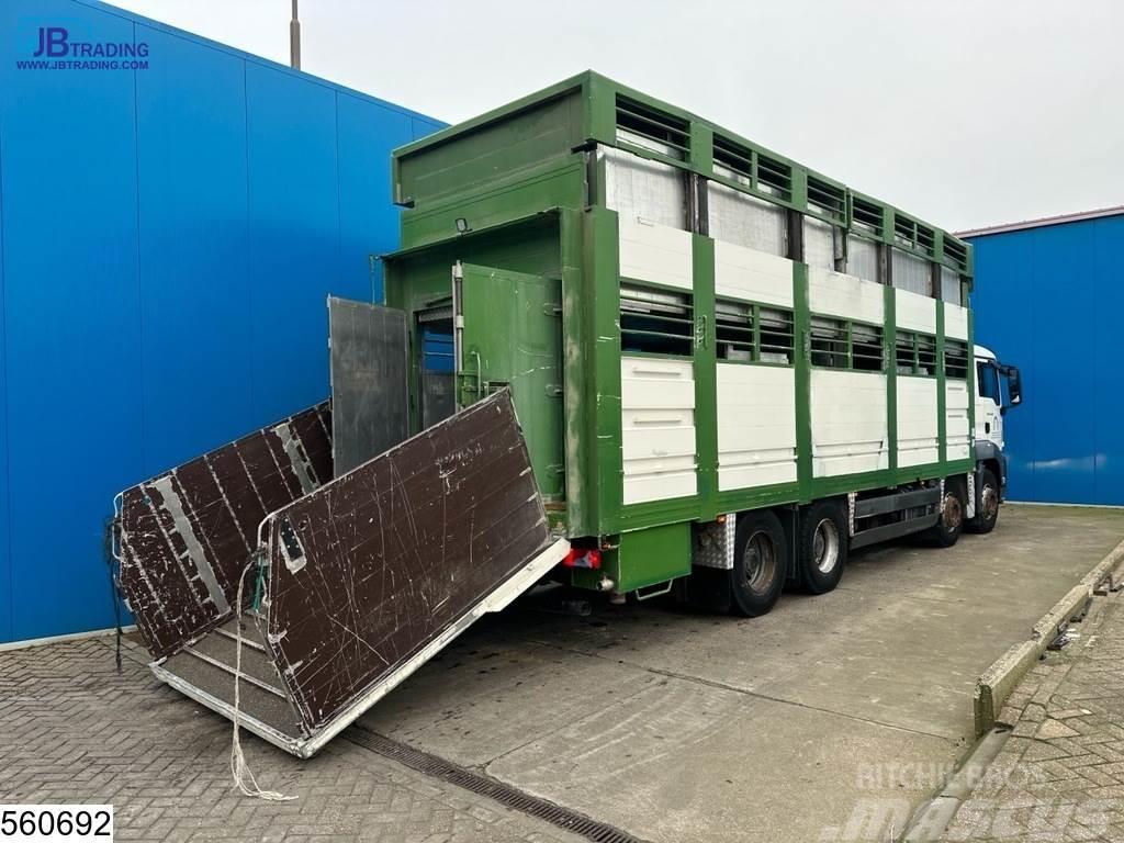 MAN TGS 35 440 8x4,EURO 5,Retarder,Animal transport,2 Livestock trucks