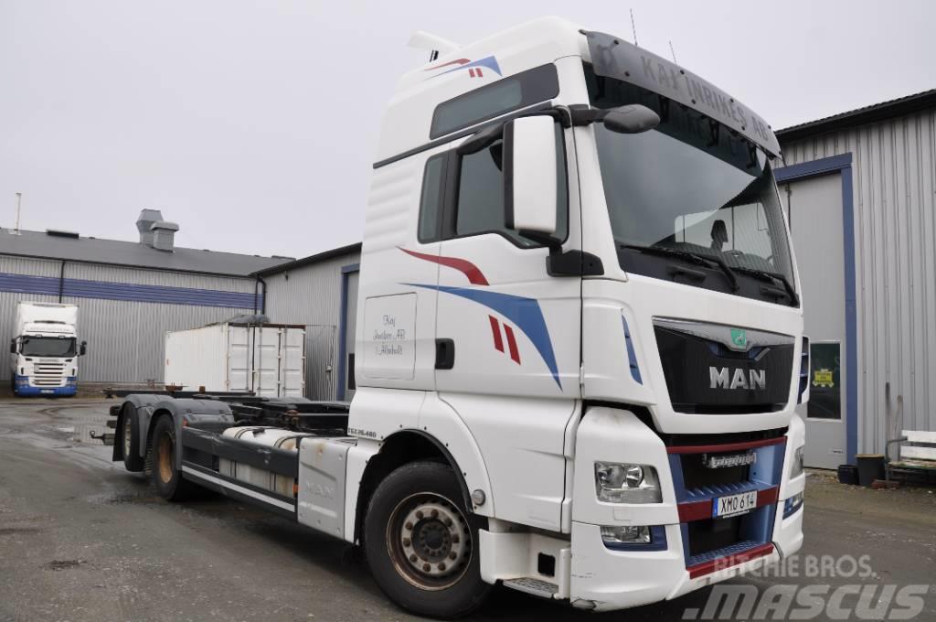 MAN TGX 26.480 6X2-4 LL Container trucks