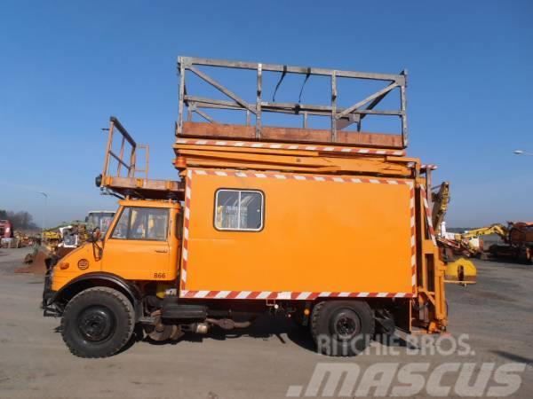 Unimog PODNOŚNIK KZW MPK POGOTOWIE SIECIOWE Truck mounted platforms