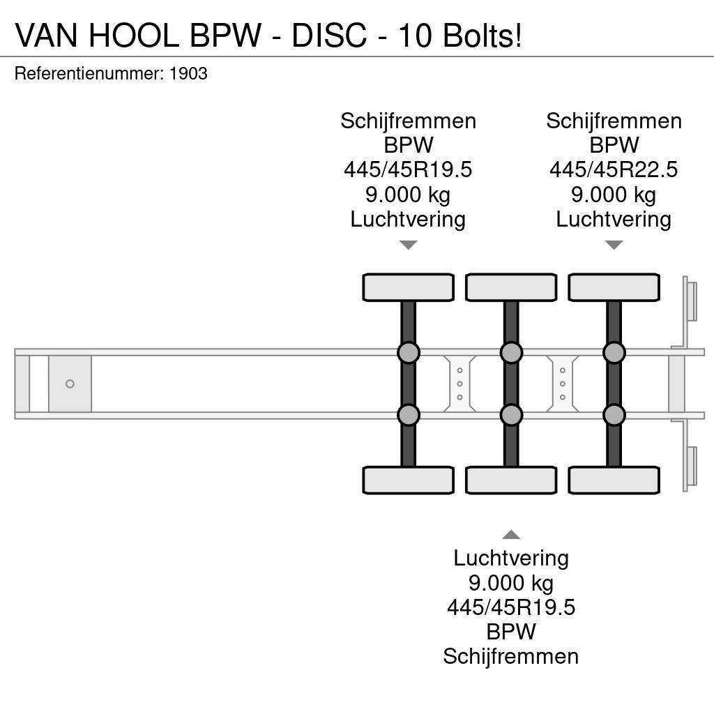 Van Hool BPW - DISC - 10 Bolts! Curtain sider semi-trailers
