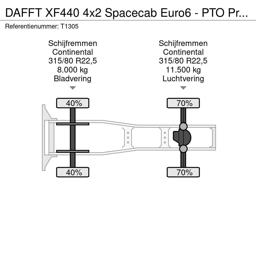 DAF FT XF440 4x2 Spacecab Euro6 - PTO Prep - Alcoa Rim Prime Movers