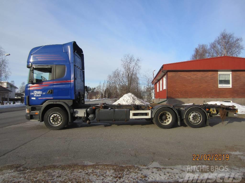 Scania R 124 LB 6X2 4700 Container trucks