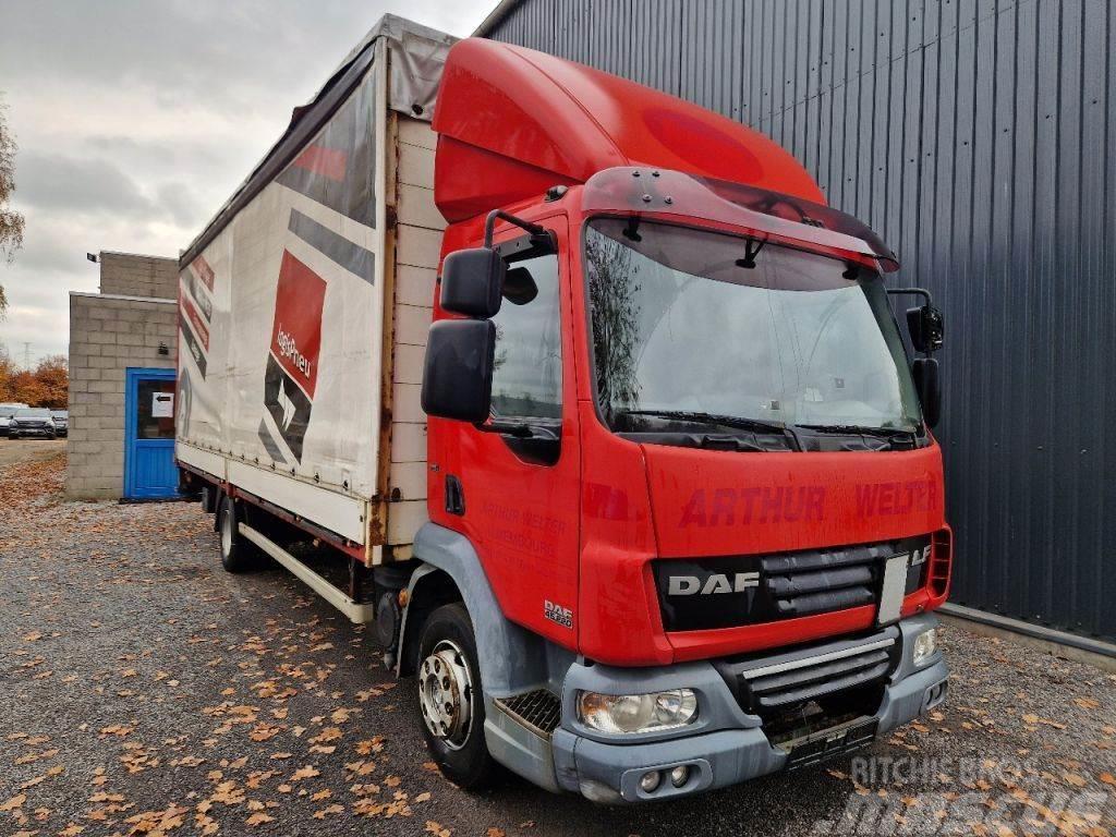DAF LF 45 220 / EURO 5 / AIRCO / MANUEL / DHOLLANDIA 2 Curtain sider trucks