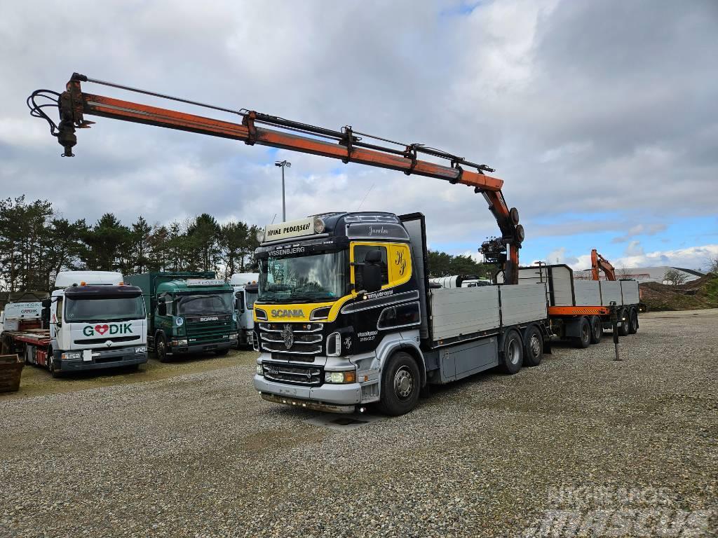 Scania R500 V8 with Retarder / Hiab 166 Truck mounted cranes