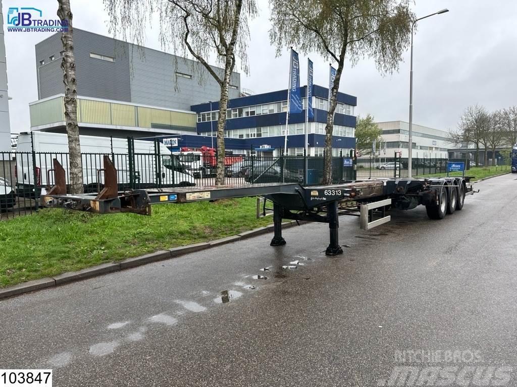 D-tec Chassis 10,20,30,40, 45 FT, 2x Extendable Container semi-trailers