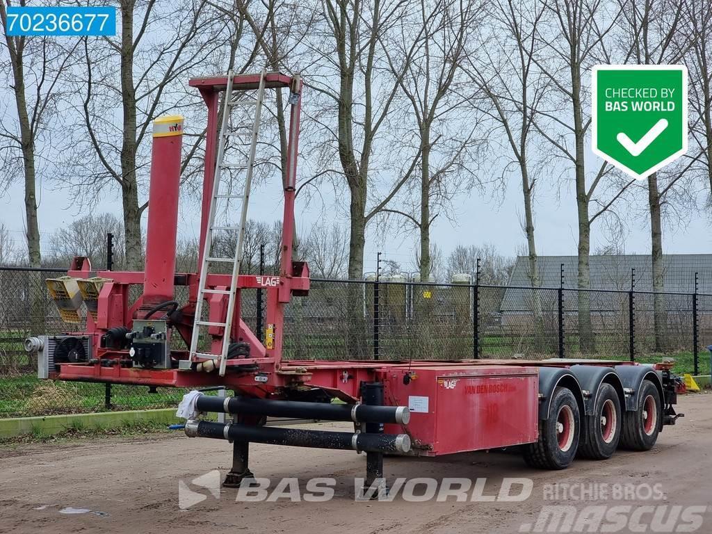 LAG O-3-39-05 3 3 axles Kipchassis TÜV 05/24 30ft. Meg Container semi-trailers