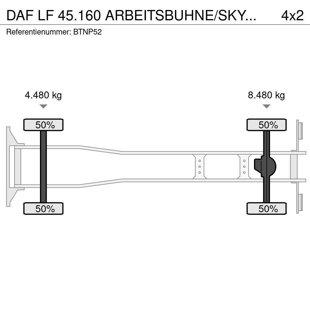 DAF LF 45.160 ARBEITSBUHNE/SKYWORKER/HOOGWERKER!!EURO4 Truck mounted platforms