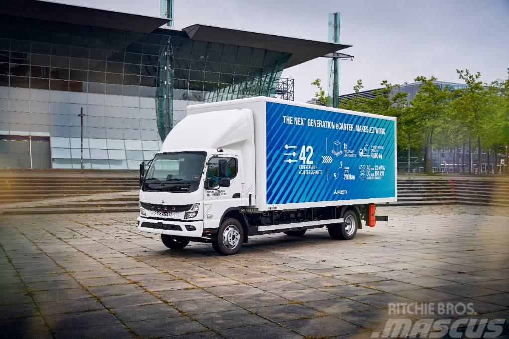 Fuso eCanter ellastbil 8,55 ton transportskåp Box trucks
