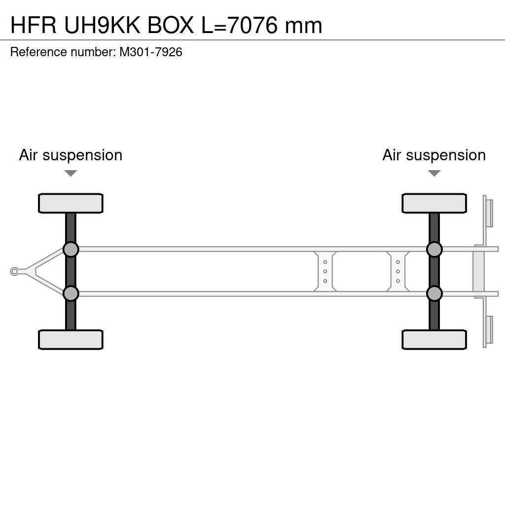 HFR UH9KK BOX L=7076 mm Box Trailers