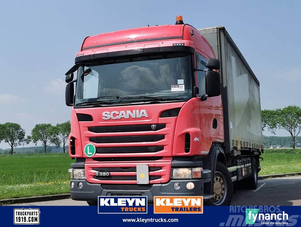 Scania G320 manual taillift Curtain sider trucks