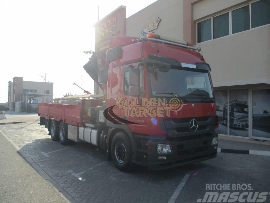 Mercedes-Benz Actros 2546 6x4 PALFINGER PK53002 Crane 2012 Truck mounted cranes