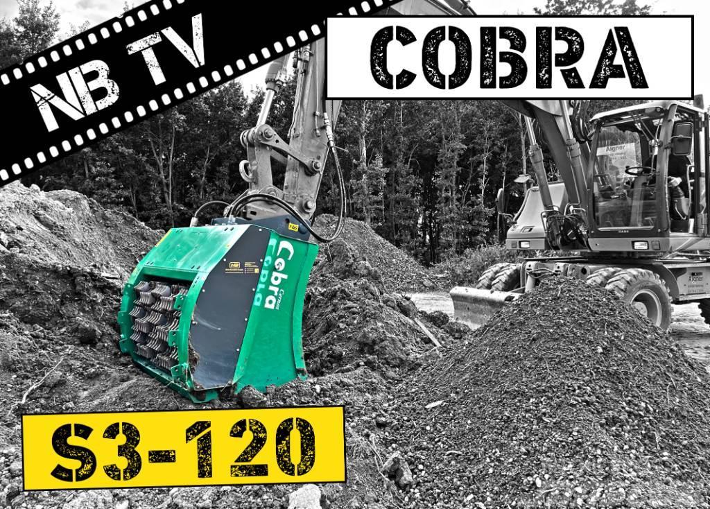 Cobra Siebschaufel S3-120 | Schaufelseparator Bagger Screening buckets