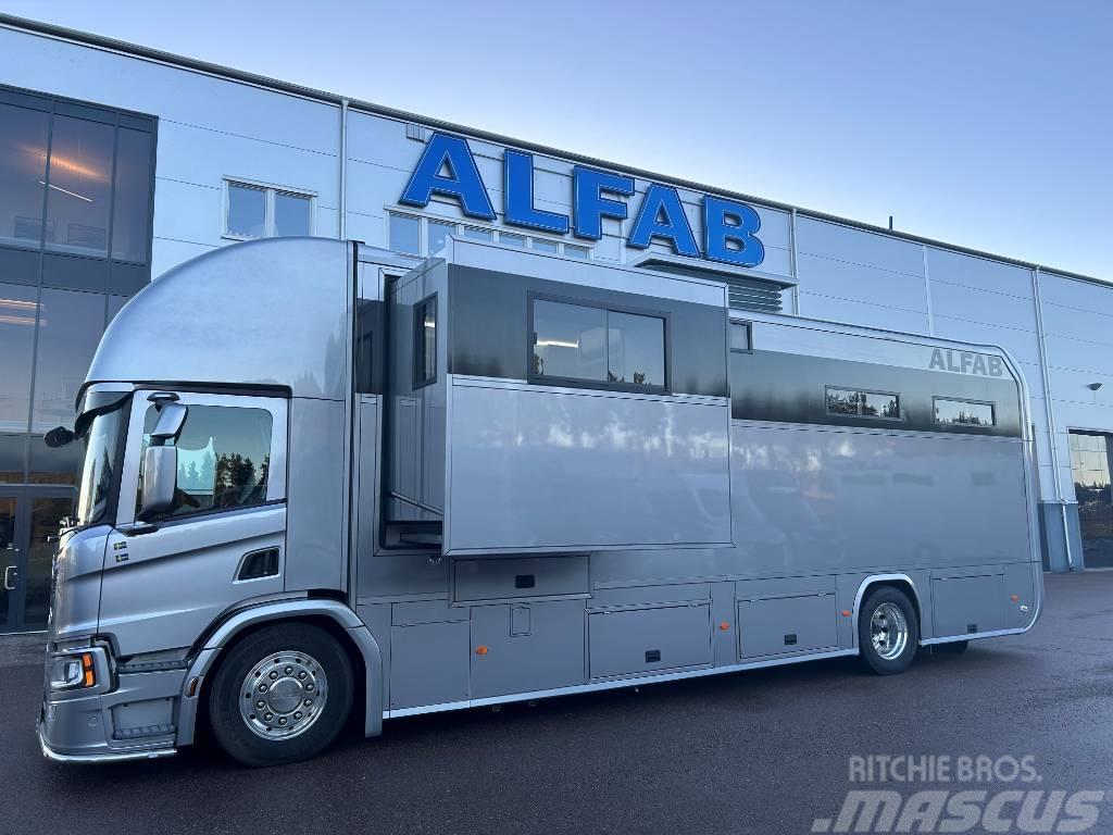 Scania P280 ALFAB Professional hästlastbil Livestock trucks