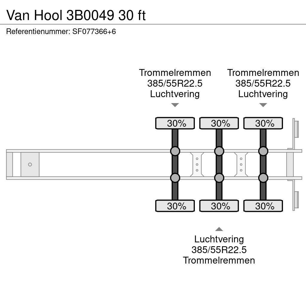 Van Hool 3B0049 30 ft Container semi-trailers