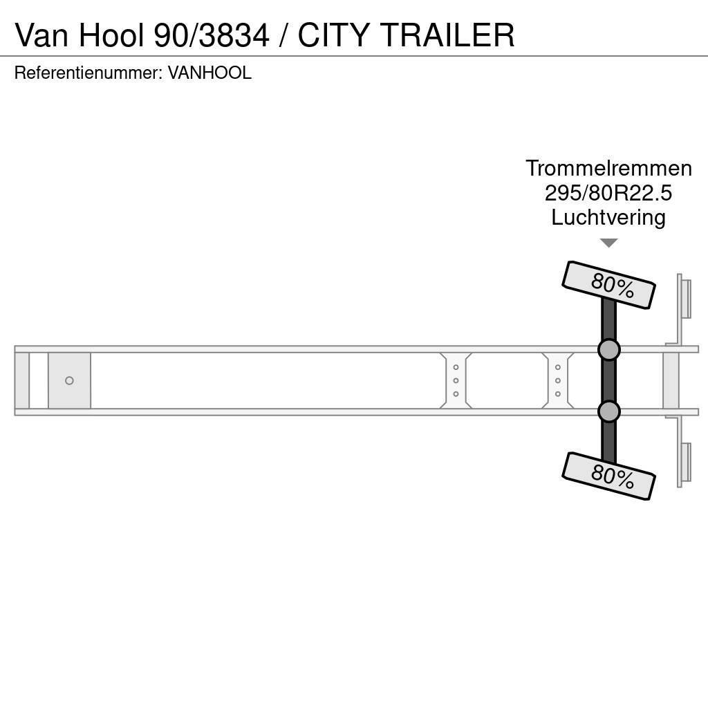 Van Hool 90/3834 / CITY TRAILER Box semi-trailers
