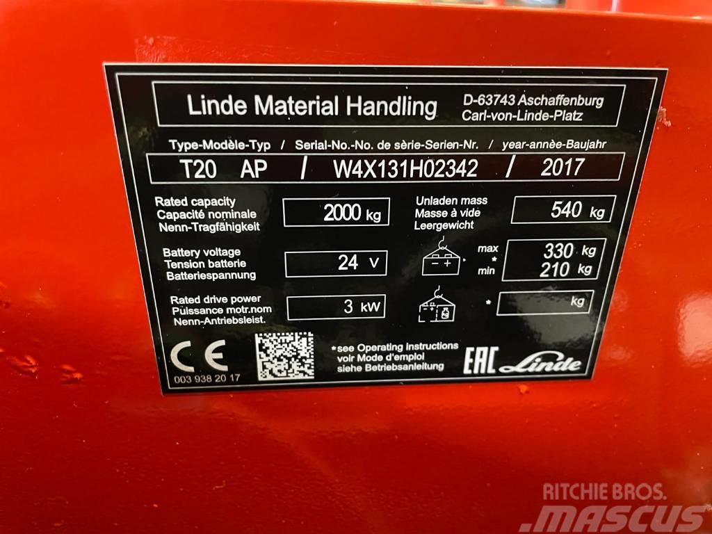 Linde T 20 Low lifter