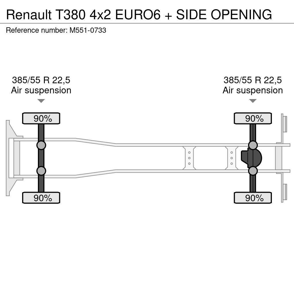 Renault T380 4x2 EURO6 + SIDE OPENING Box trucks