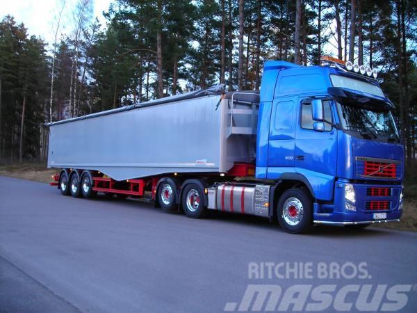 Benalu Aluberry 13,5m VIKT 8 TON  TIPPTRAILER  med dörrar Tipper semi-trailers