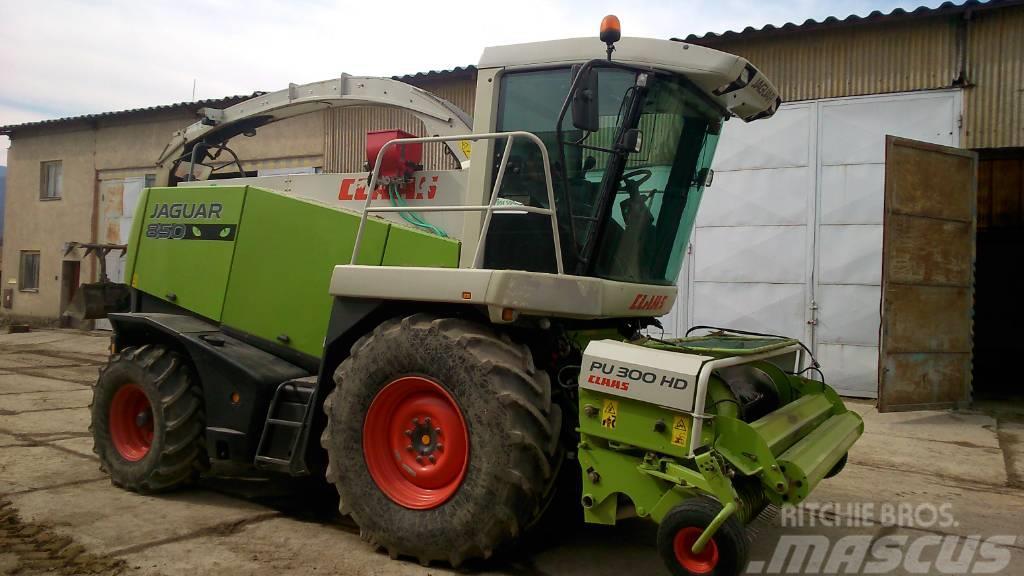CLAAS JAGUAR 850 PROFISTAR + PU 300 HD + RU 450 Xtra Forage harvesters