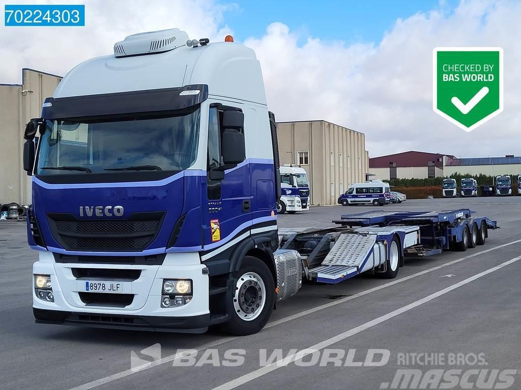 Iveco Stralis 500 4X2 ROLFO Truck transporter Standklima Transport vehicles