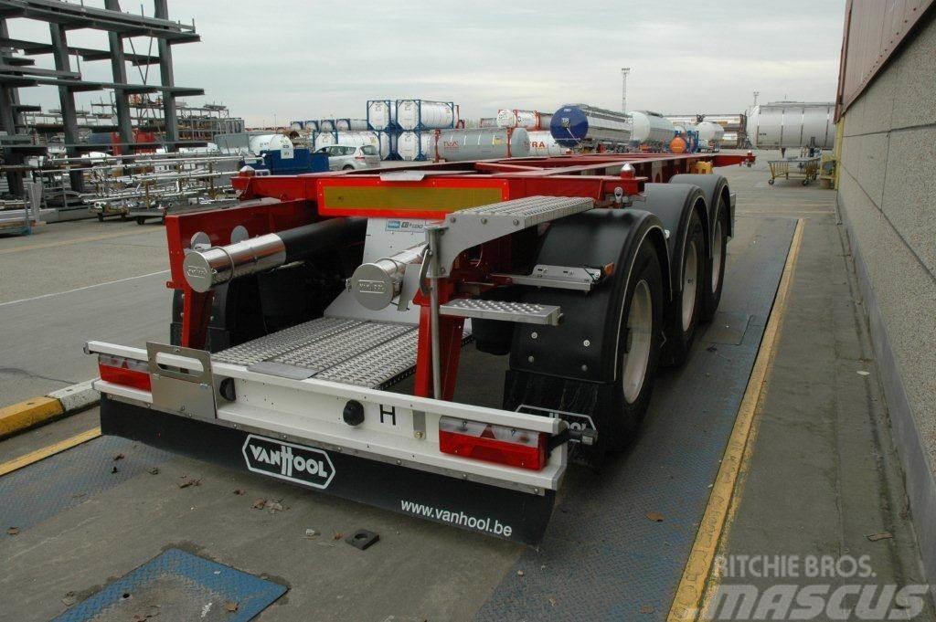 Van Hool 20" Tankchassis 3100 kg Container semi-trailers