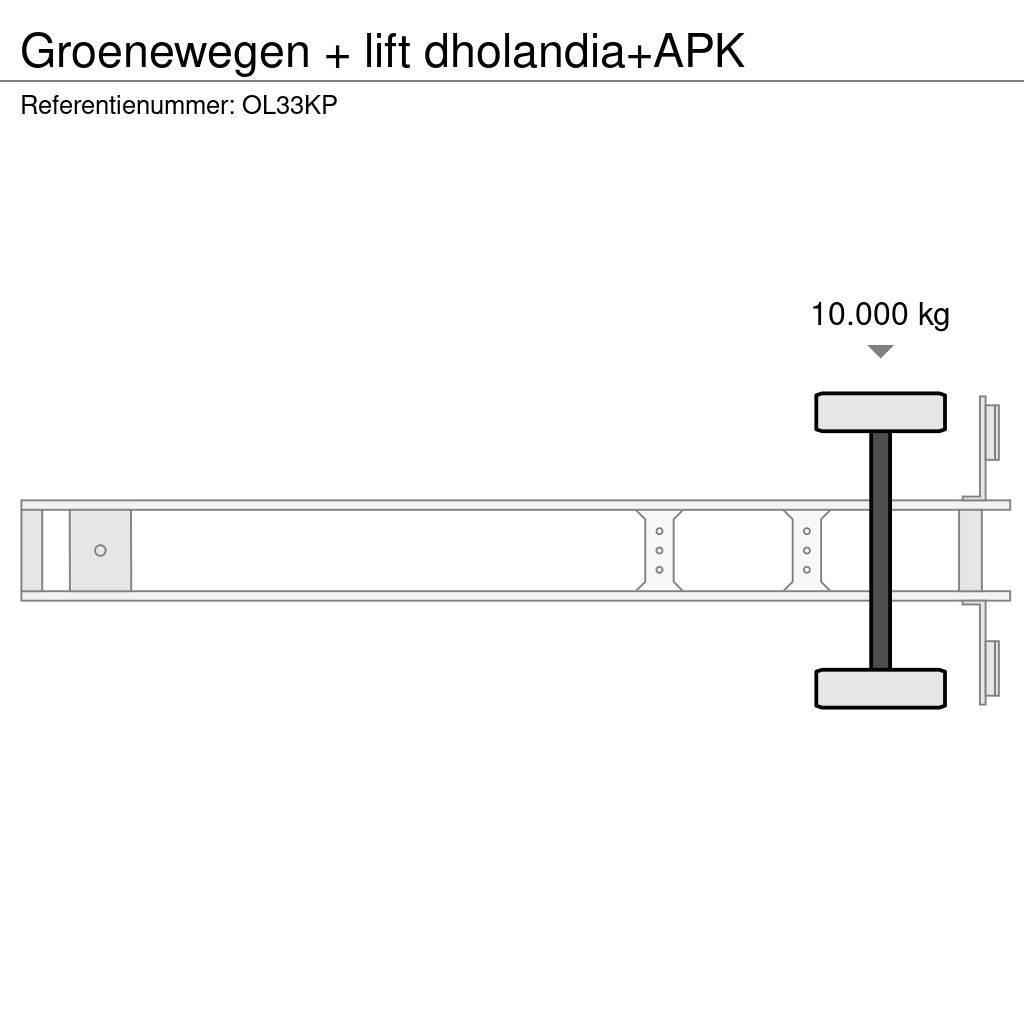 Groenewegen + lift dholandia+APK Box semi-trailers