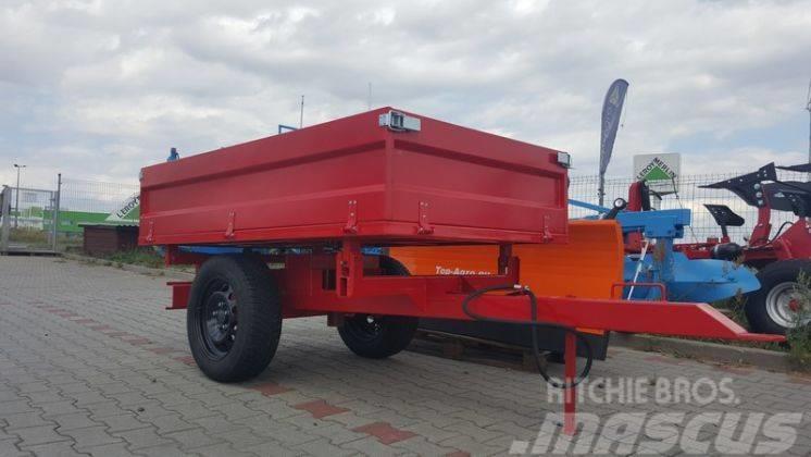 Top-Agro 3 sides tipping trailer, 1 axle, perfect price! Tipper trucks