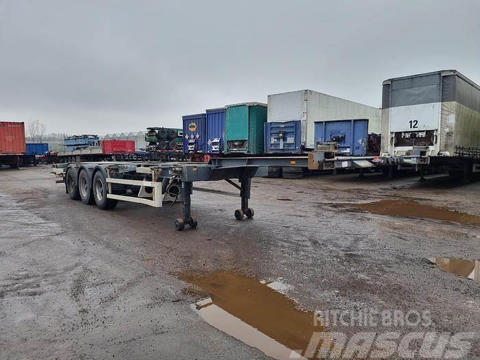 Groenewegen 30CC-14-27| 40ft, 2x 20ft, 30ft, Container semi-trailers