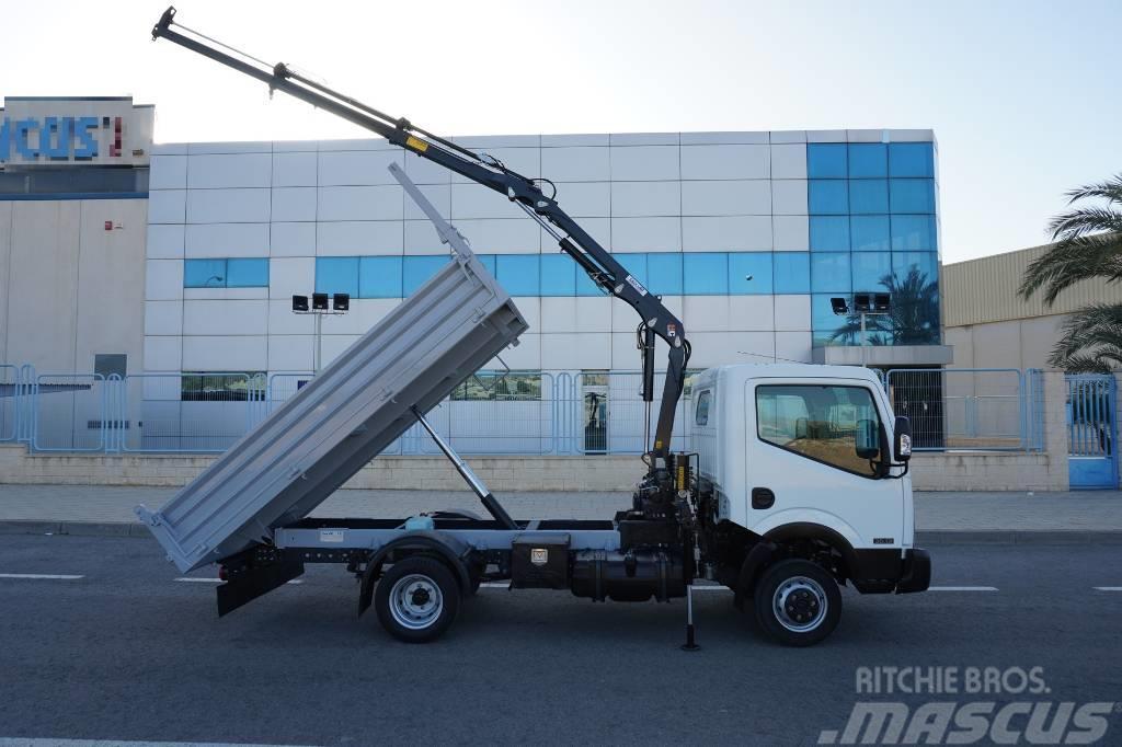 Nissan NT400 VOLQUETE Y PLUMA ¡¡55.000 KMS!! Truck mounted cranes
