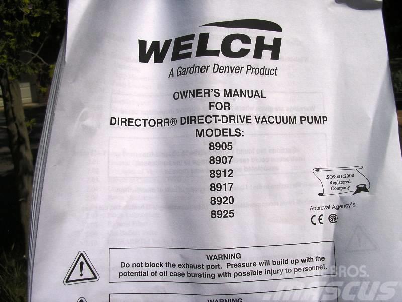  Welch Vacuum Technology 8905 Filtration equipment