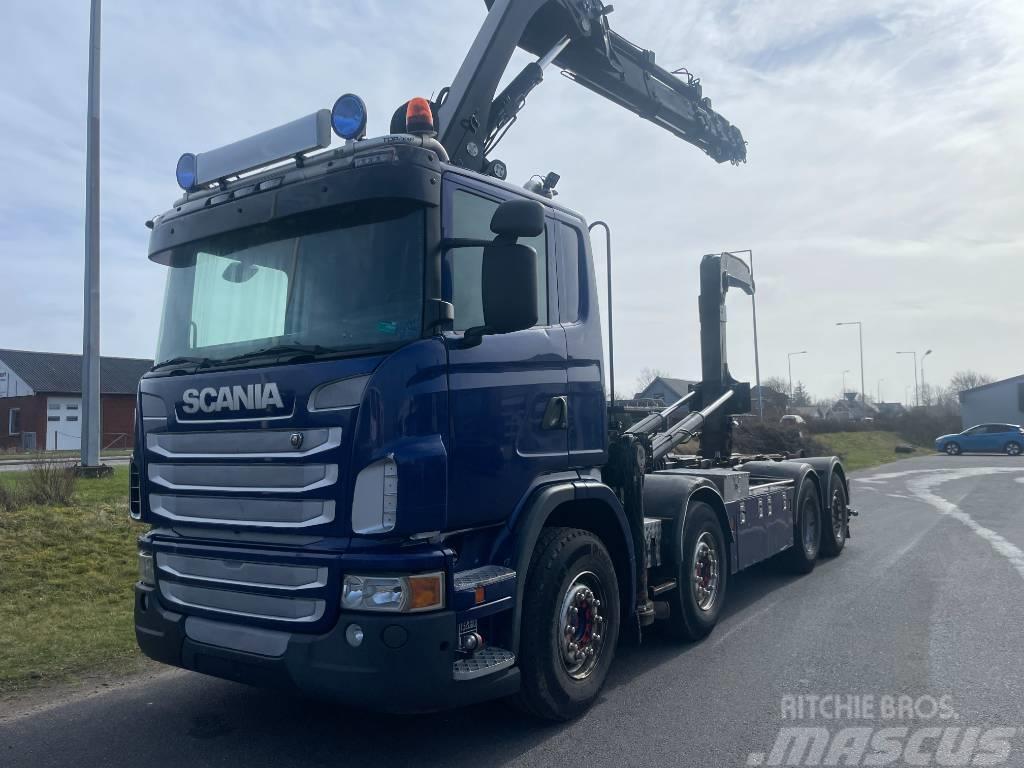 Scania R480 8x2 Truck mounted cranes