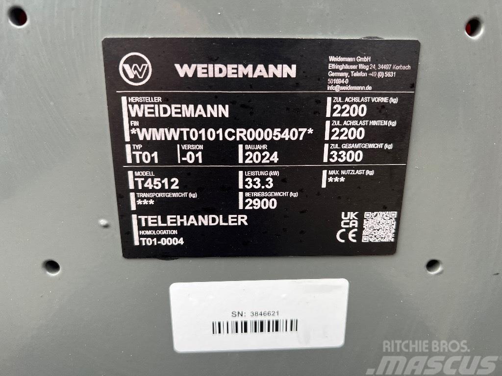 Weidemann 4512 Telehandlers