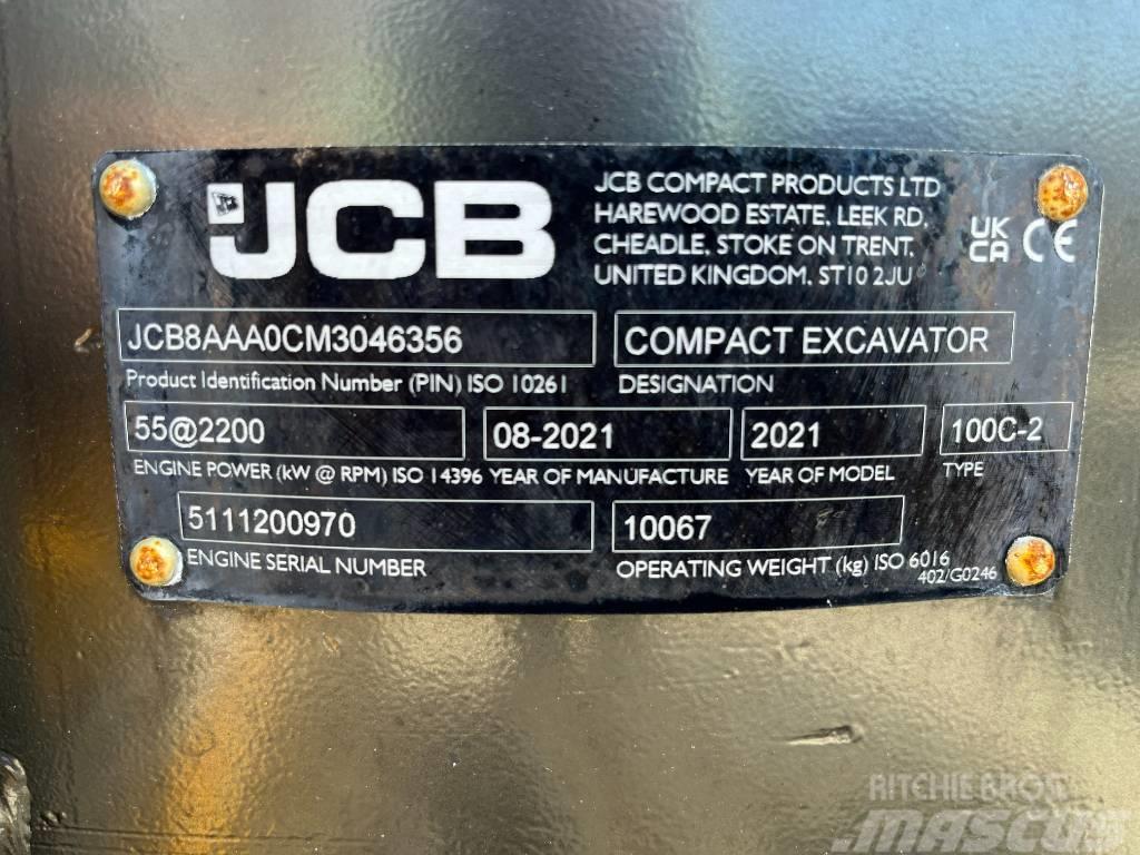 JCB 100 C Mini excavators  7t - 12t
