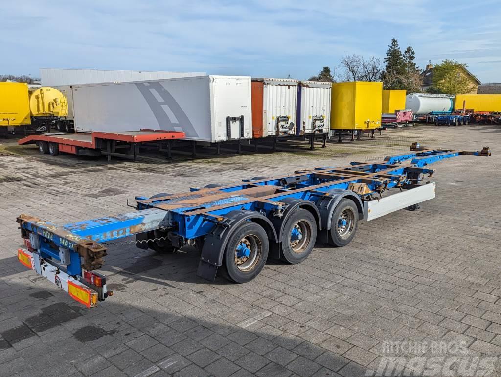 Krone SD 27 3-Assen BPW - DrumBrakes- 5640kg - All Sorts Container semi-trailers