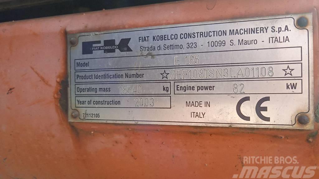 Fiat-Kobelco E165 Mini excavators  7t - 12t