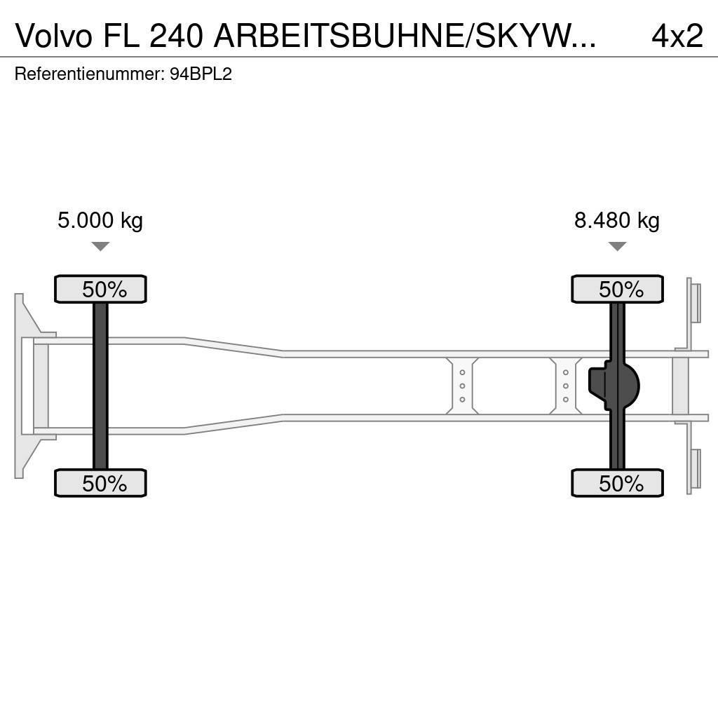 Volvo FL 240 ARBEITSBUHNE/SKYWORKER/17.5m Truck mounted platforms