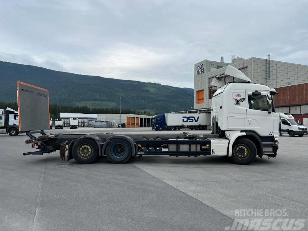 Scania G 490 konttilaite Container trucks