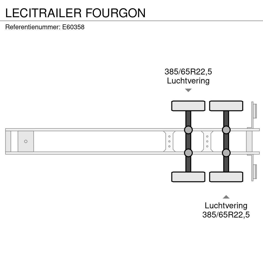 Lecitrailer FOURGON Box semi-trailers