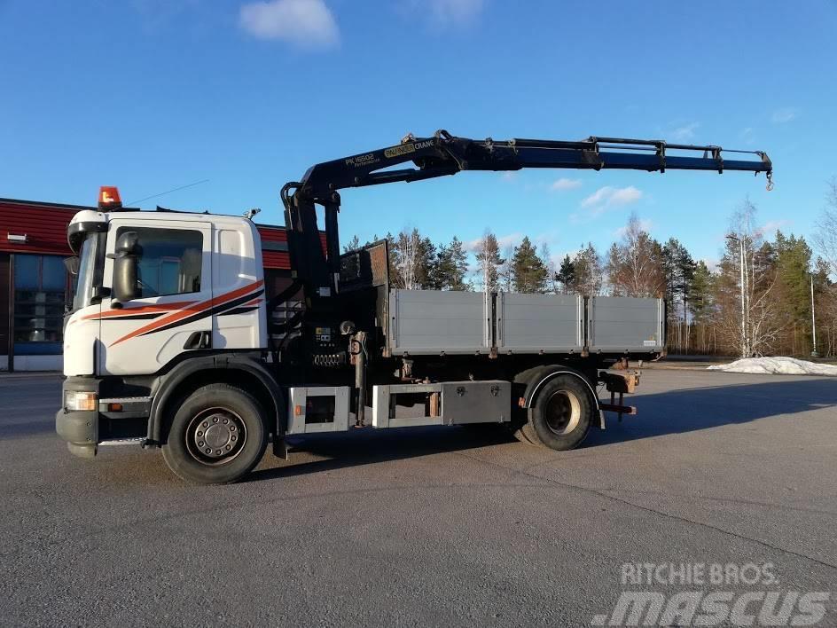 Scania P340 Palfinger PK16502-4+kippi aj.236 tkm Truck mounted cranes