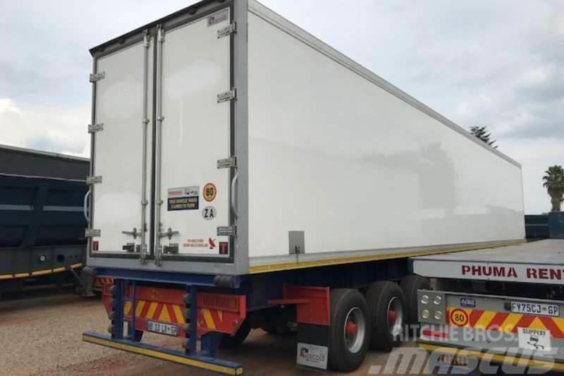  Ice Cold Bodies 2 x Tri axle Fridge trailers with Other trailers