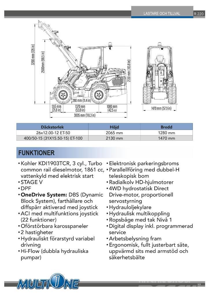 Multione 8.5 SK - UTHYRES Wheel loaders