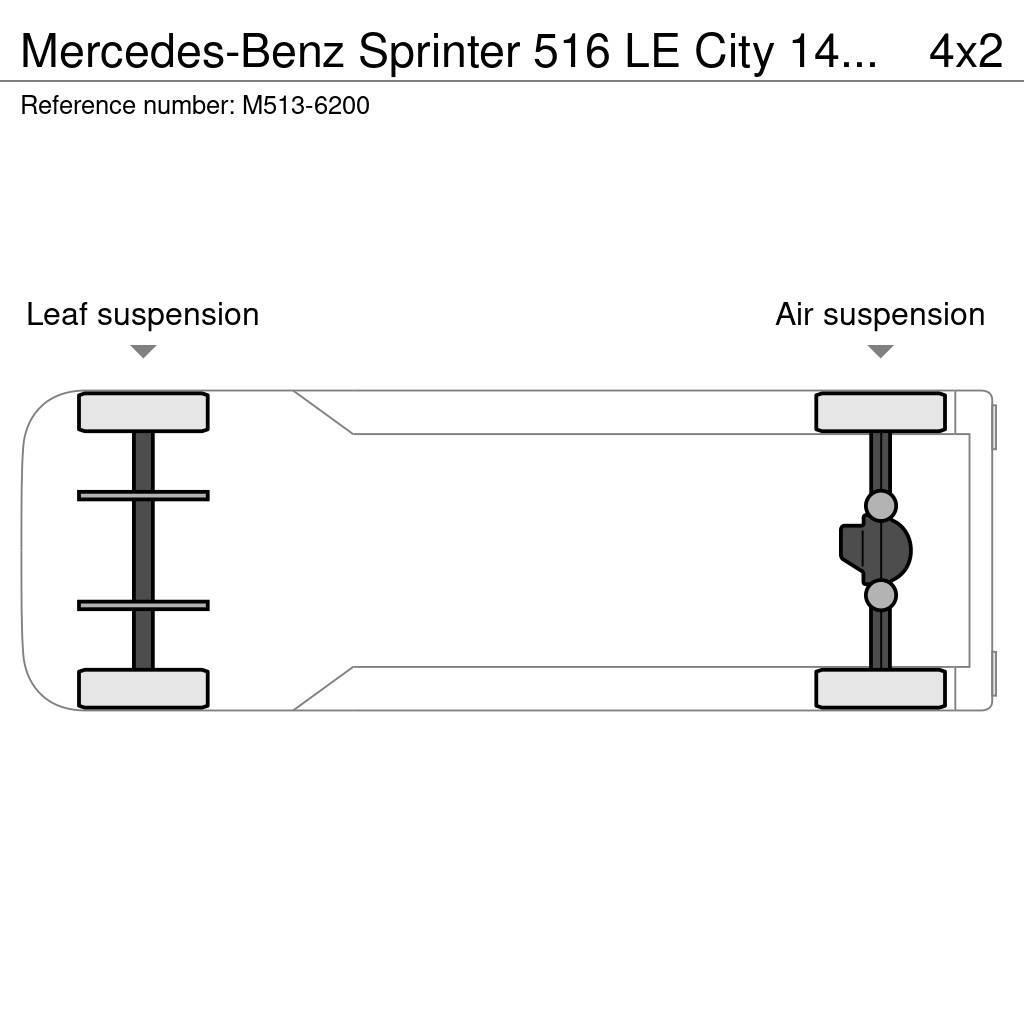 Mercedes-Benz Sprinter 516 LE City 14 PCS AVAILABLE / PASSANGERS City bus