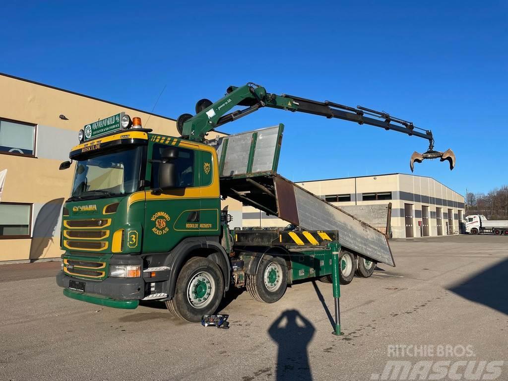Scania G480 8x2*4 + HMF 2420 Crane Truck mounted cranes