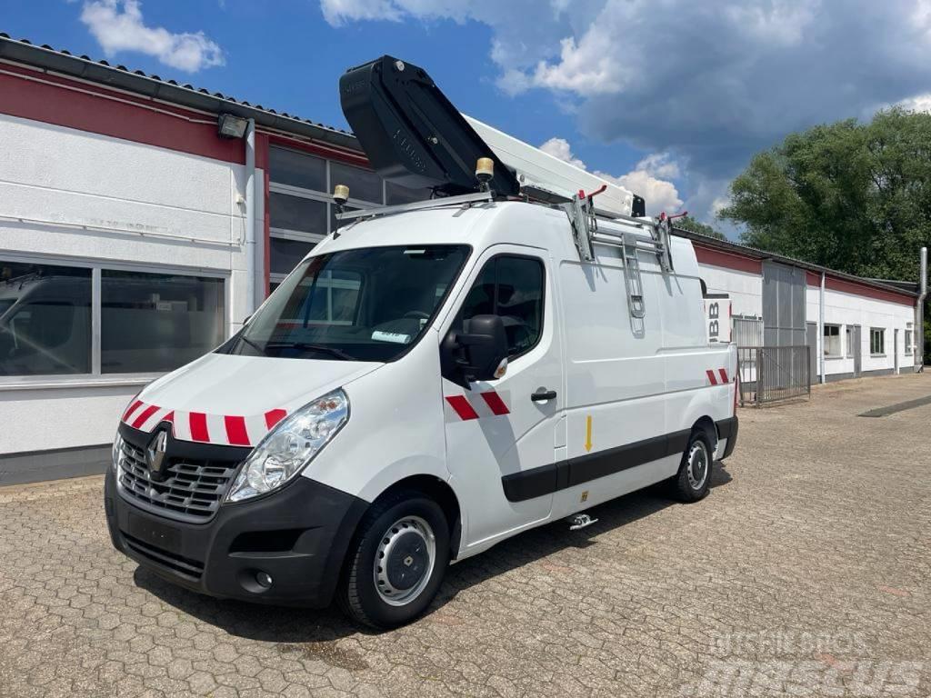 Renault Master Hubarbeitsbühne KLUBB K26 Korb 200kg EURO 6 Truck mounted platforms