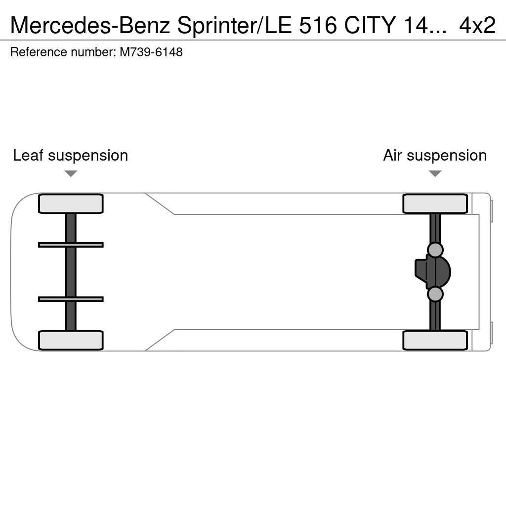 Mercedes-Benz Sprinter/LE 516 CITY 14 PCS AVAILABLE / PASSANGERS City bus