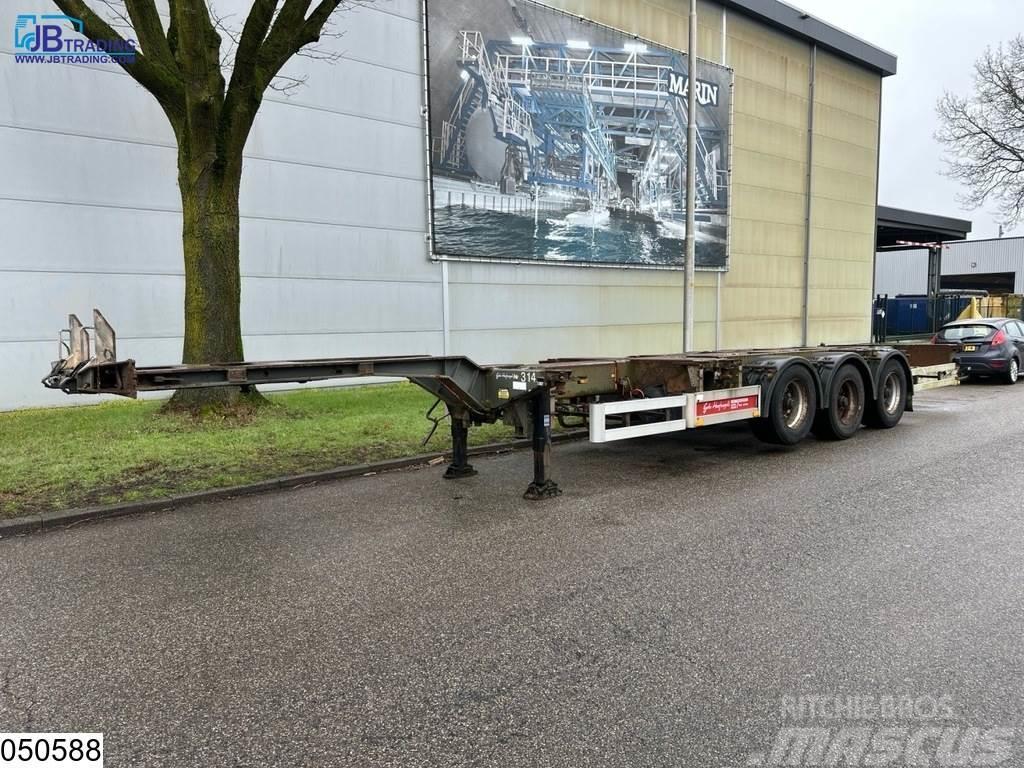 Pacton Container 10,20,30,40, 45 FT, 2x Extendable Container semi-trailers