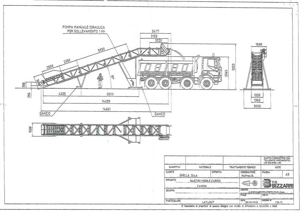  F.lli Bizzarri Nastro Trasportatore NTS80/15 Other Underground Equipment